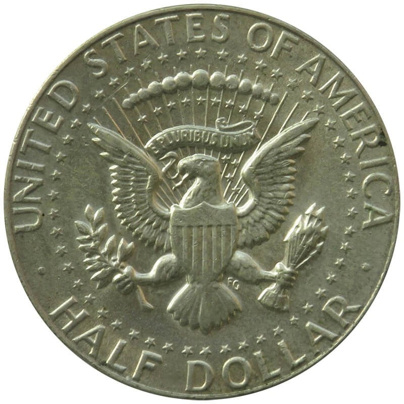 USA, 1/2 dolara Kennedy 1969 D, stan 2