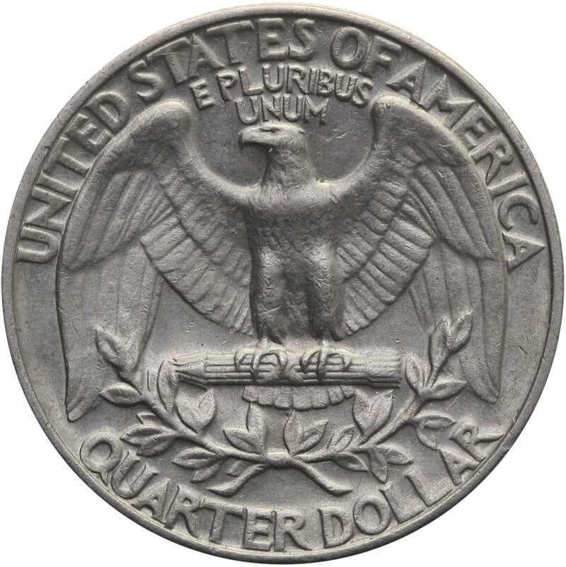 USA ¼ dolara, 1965 Ćwierćdolarówka Waszyngtona, 25 centów