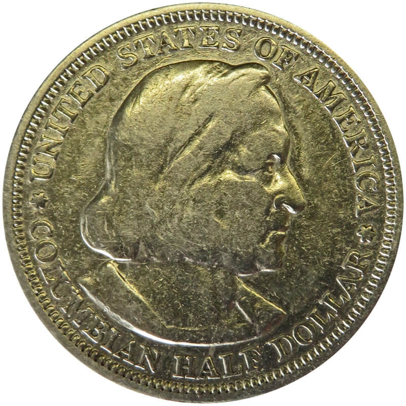 USA ½ dolara, half dollar, 1893, Światowa Wystawa Kolumbijska + certyfikat