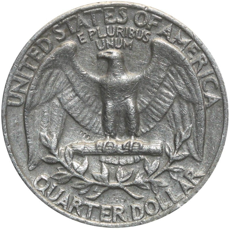 USA ¼ dolara (quarter, 25 centów), 1967 ćwierćdolarówka Waszyngtona