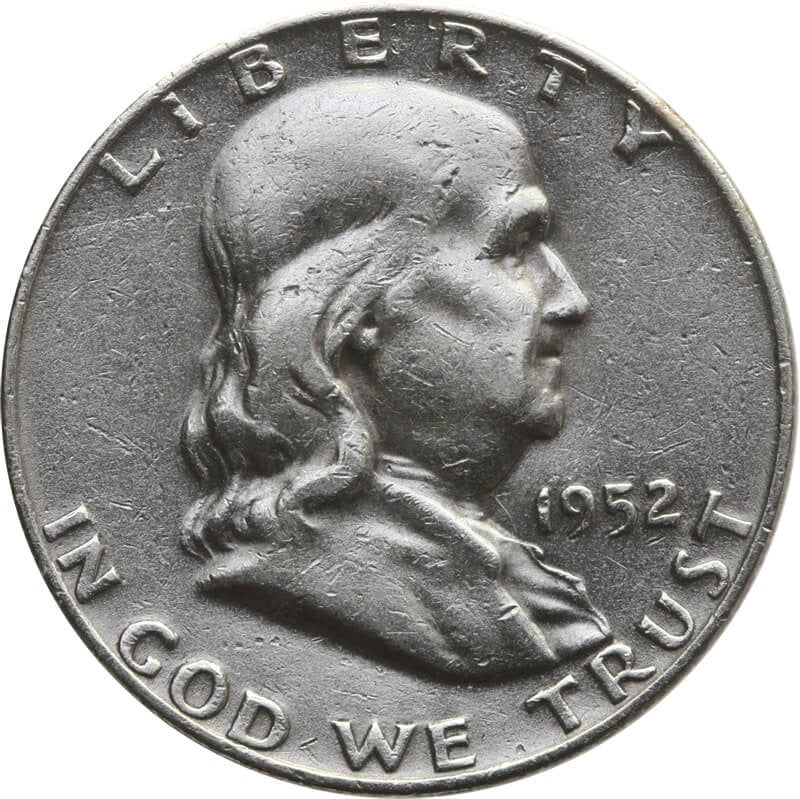 USA Half dollar, 1952, D, stan 3