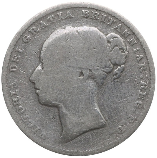 Wielka Brytania 1 szyling, 1880, srebro