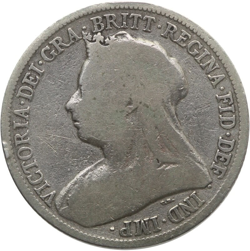 Wielka Brytania 1 szyling, 1898, srebro